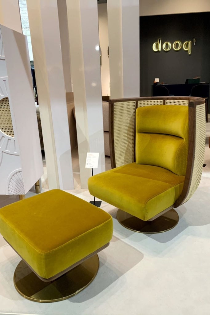 A perfect lounger from Dooq at the Maison et Objet show in Paris