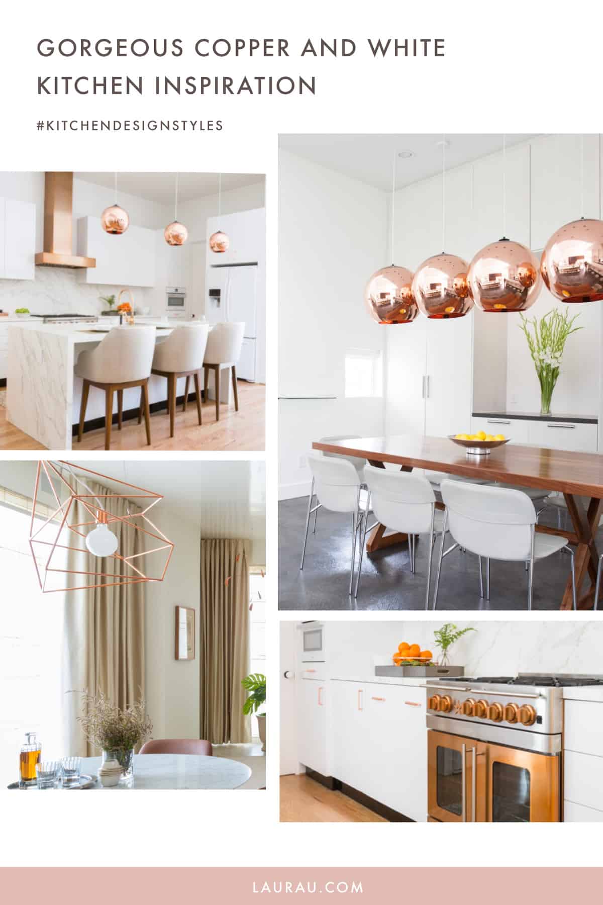 Copper and White Kitchen Inspiration