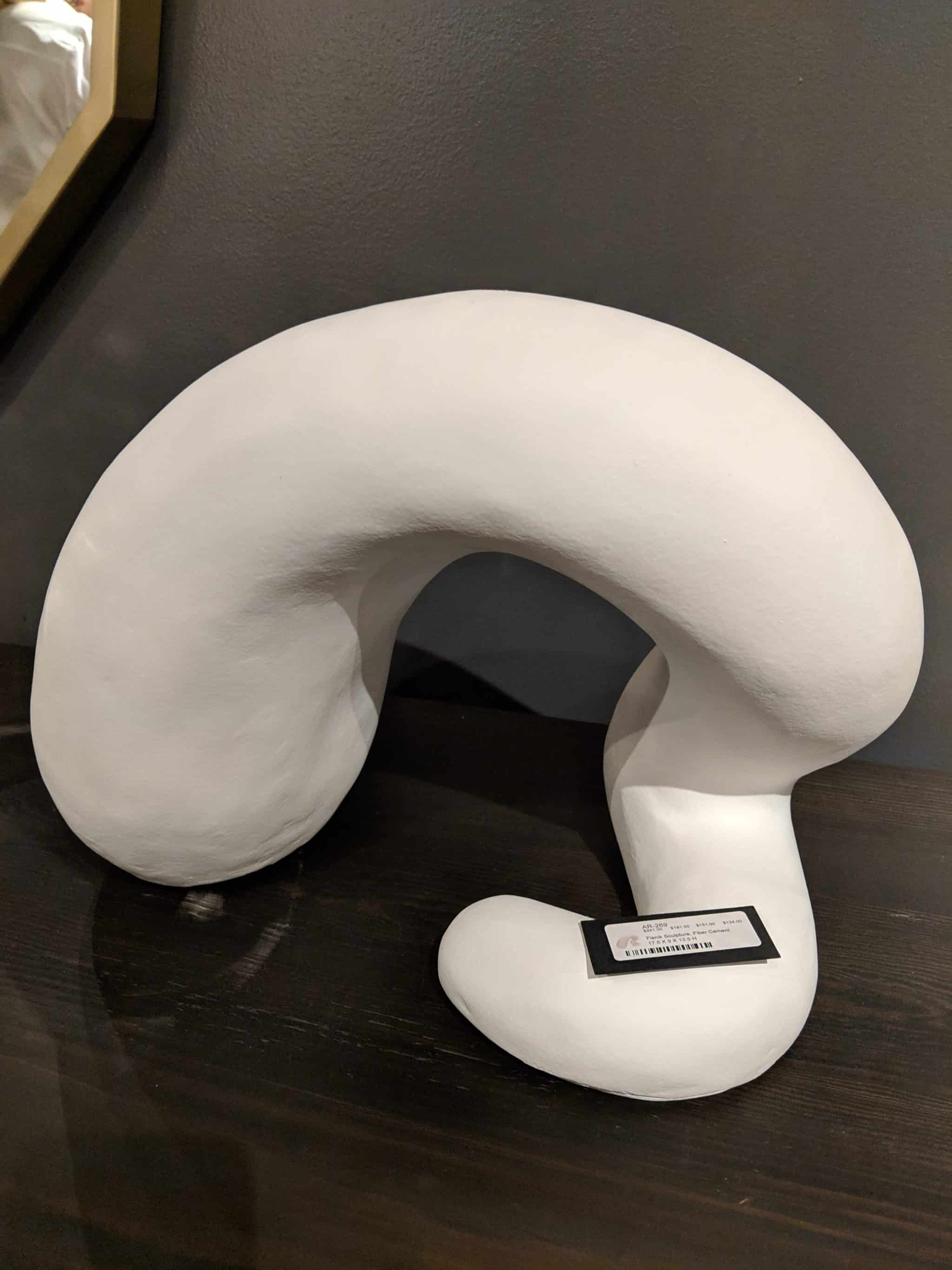 Imperfect, gessoed sculpture at High Point Market 2019