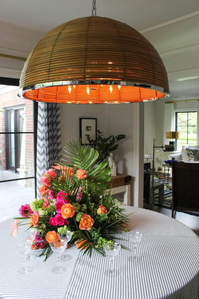 The Carayes from Corbett Lighting at the home of Laura Umansky