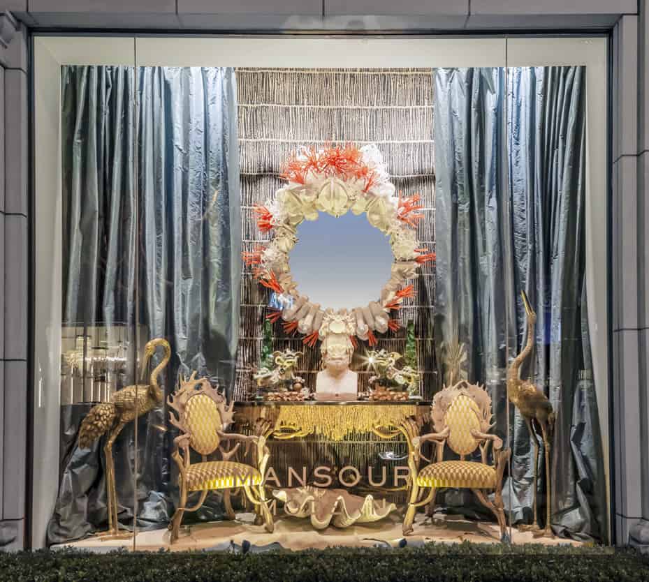 Phillip Nimmos"s sophisticated window design at LEGENDS LCDQ