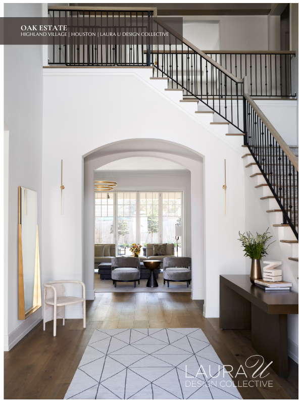 The Illan LED Chandelier from Luceplan by Zsuzsanna Horvath wows in the entryway.
