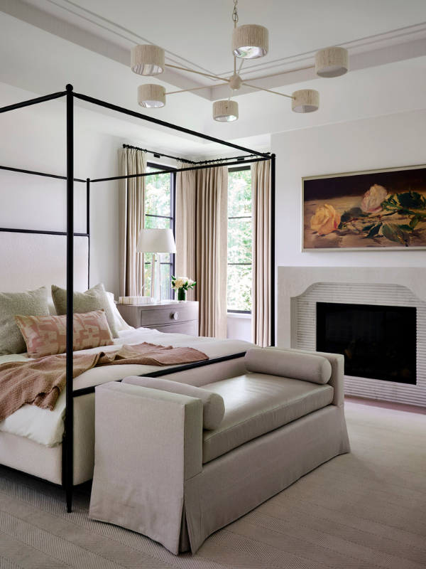 romantic bedroom designed by LUDC