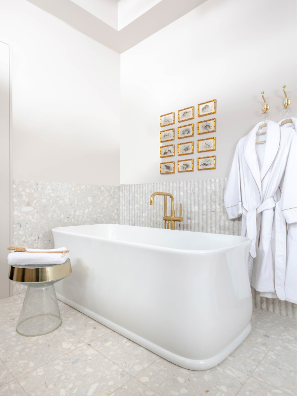 Kohler Co. products in a bathroom at Mountain Lane Show House