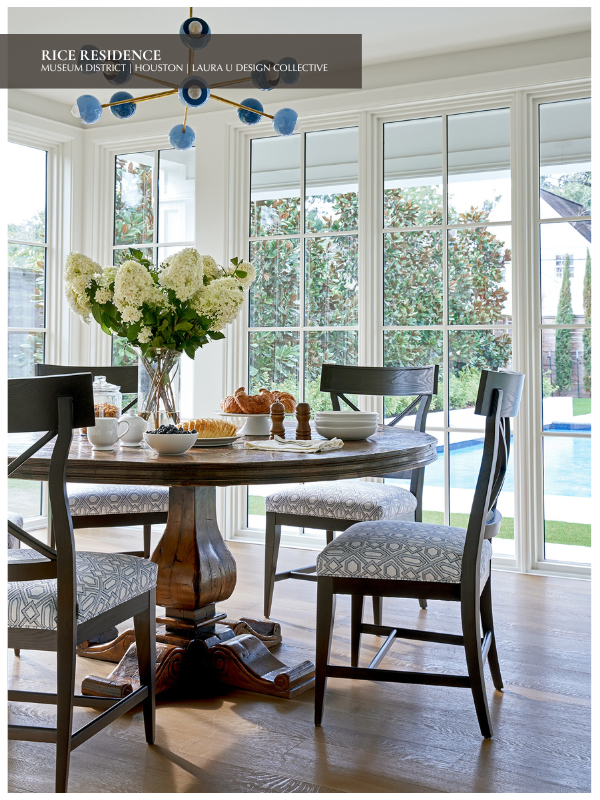 Remodeled breakfast room that is full of warmth and sunlight