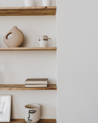 here's how to style shelves like a designer