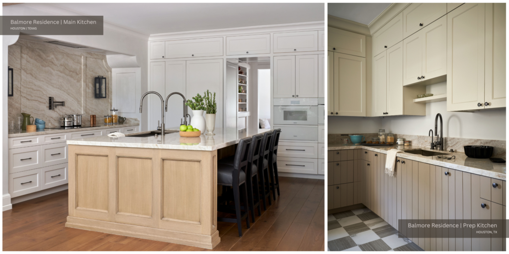 The main kitchen and prep kitchen of our Balmore Residence project.