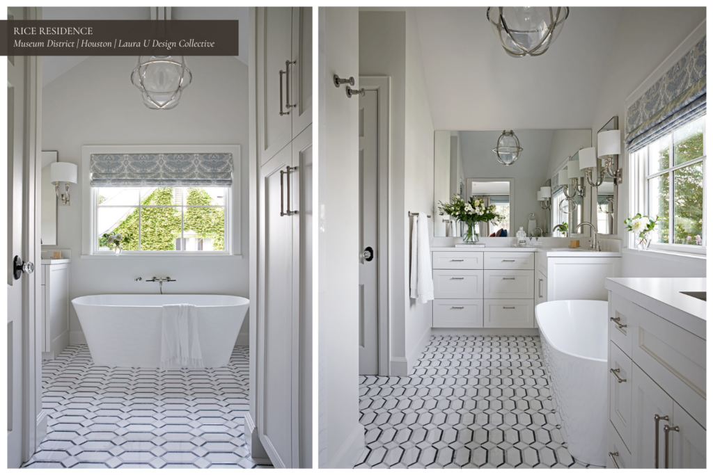 primary bath; white bathroom
